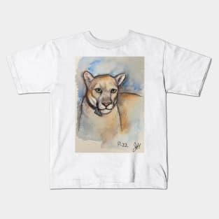 Mountain Lion Kids T-Shirt